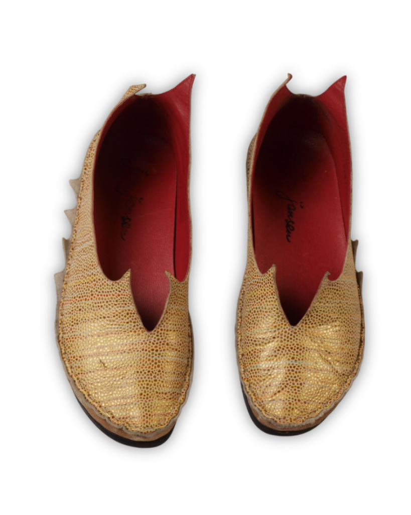 Beige tweedehands schoenen dames