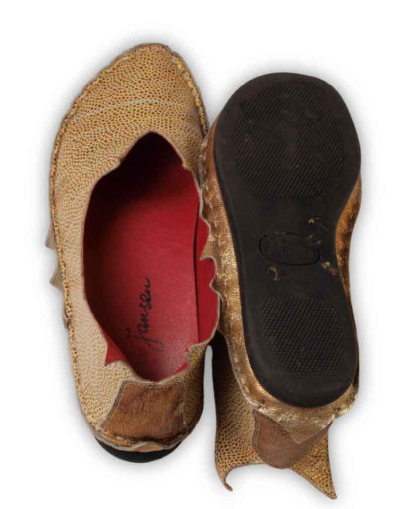 Beige tweedehands schoenen dames