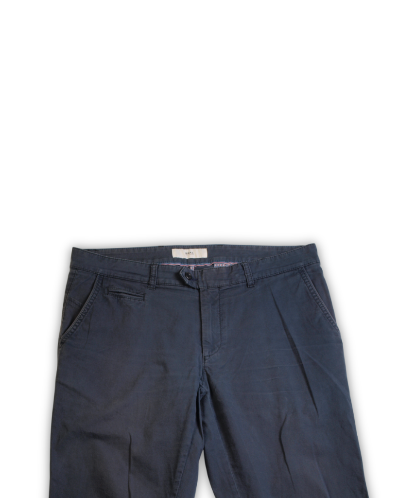 Blauwe vintage pantalon heren