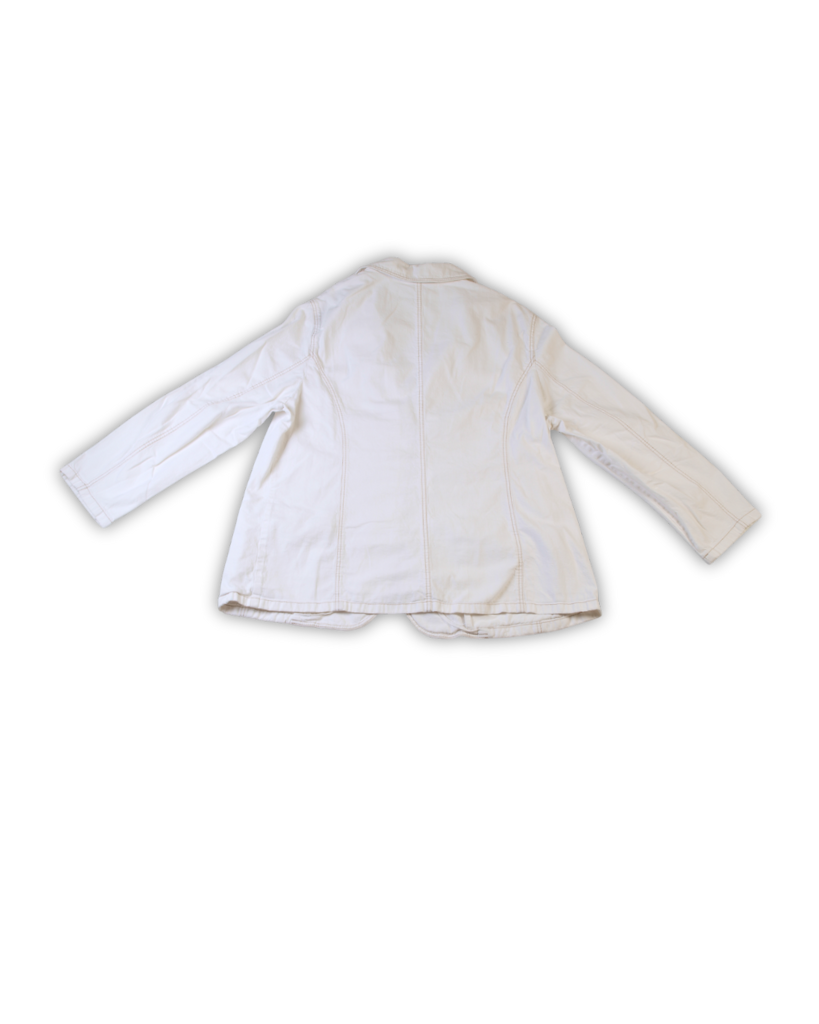 Blazer 2dehands wit denim