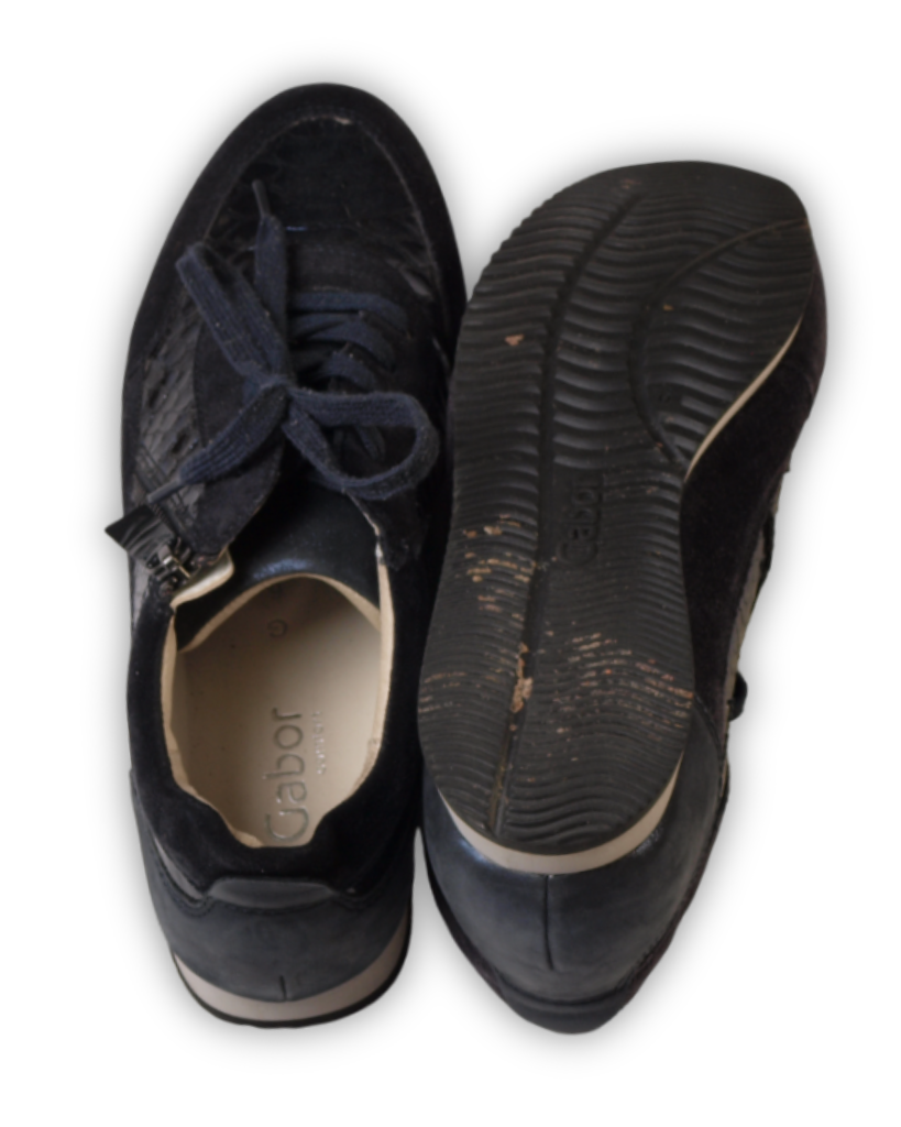 Donkerblauw tweedehands schoenen dames