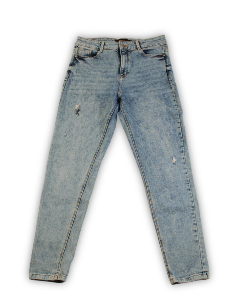 Licht blauwe pre loved jeans