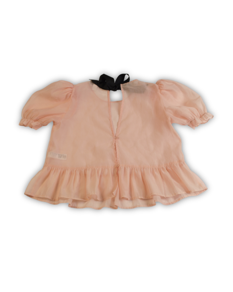 Licht roze bijzondere dames blouse