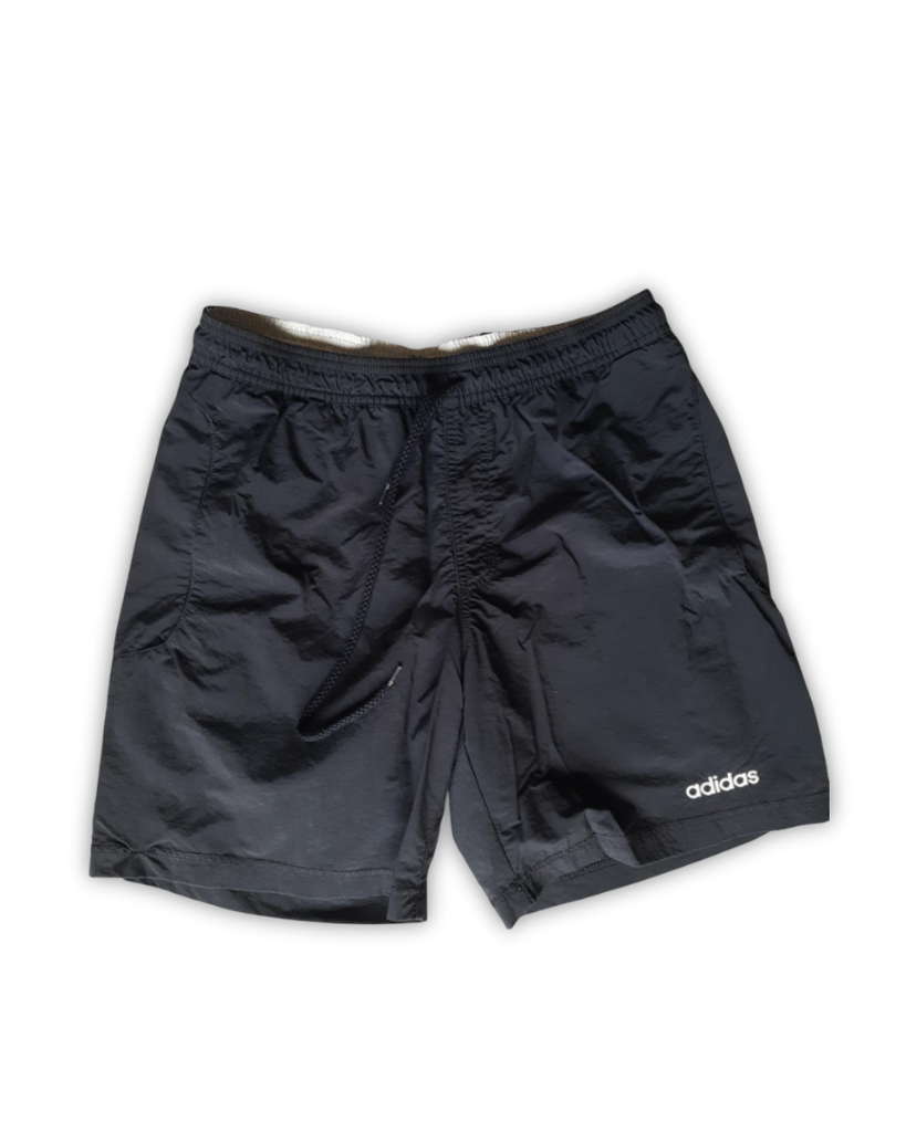 Retro sportshort zwart