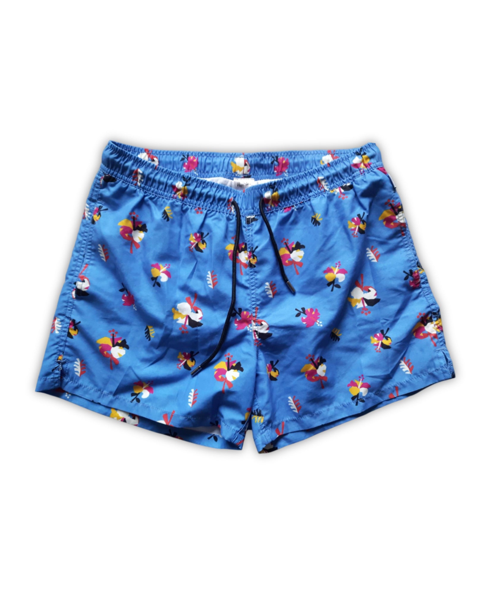 Tweedehands zwembroek blauw print