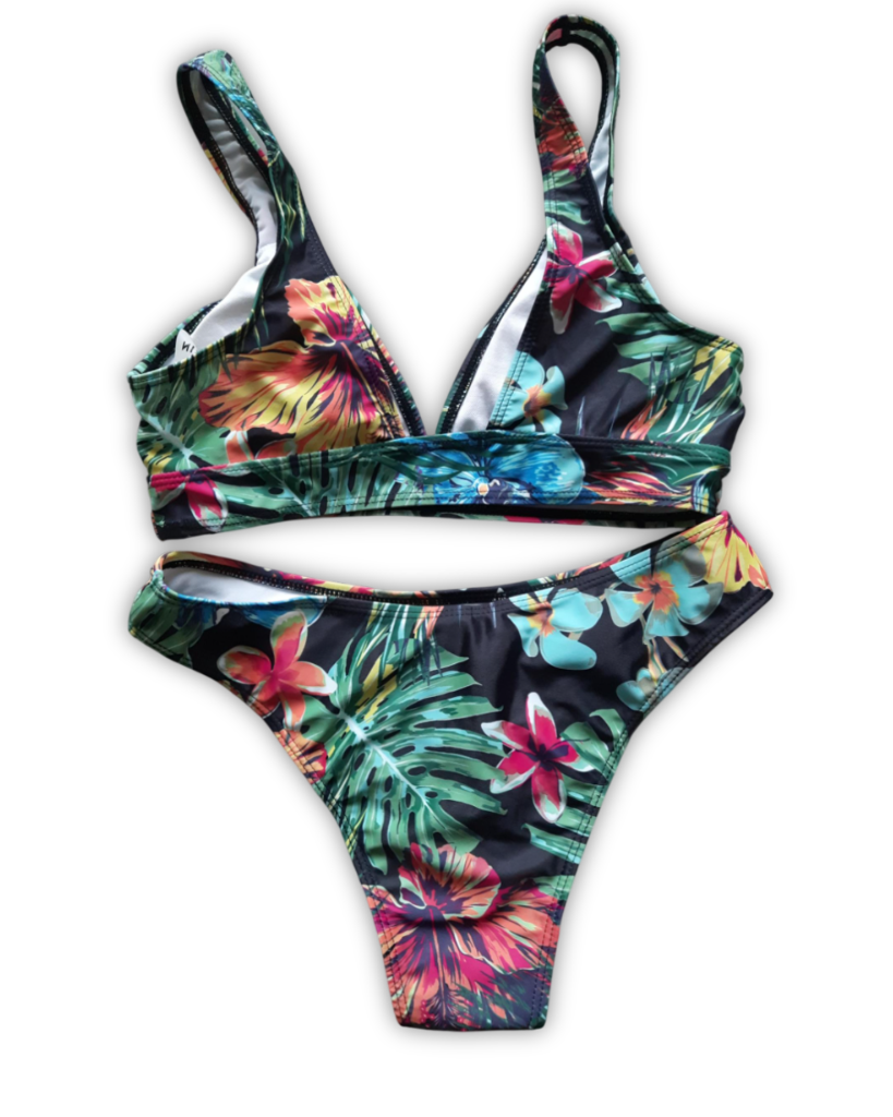 2dehands bikini zwart print