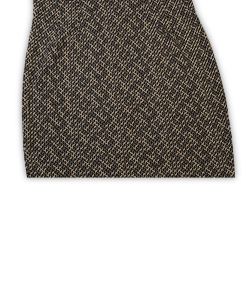 2de hands jurk grijs geruit