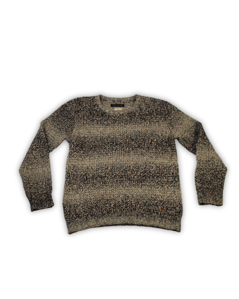 Tweedehands trui blauw gebreid