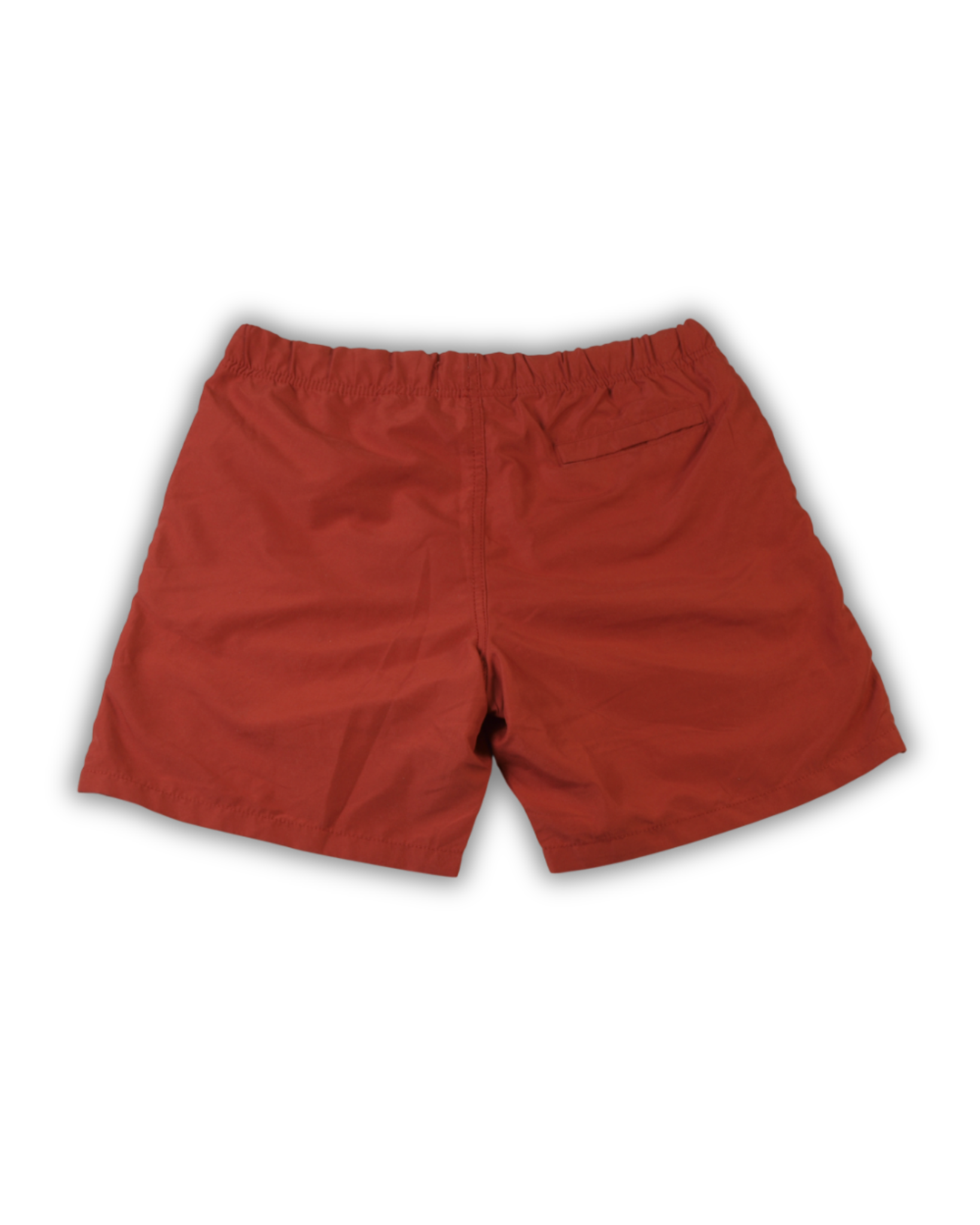 Tweedehands zwembroek effen terracotta