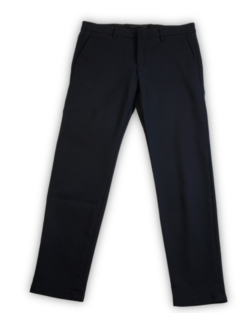 Vintage pantalon heren donkerblauw
