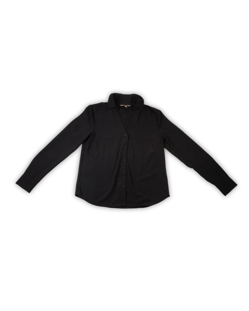 Zwarte blouse vintage style