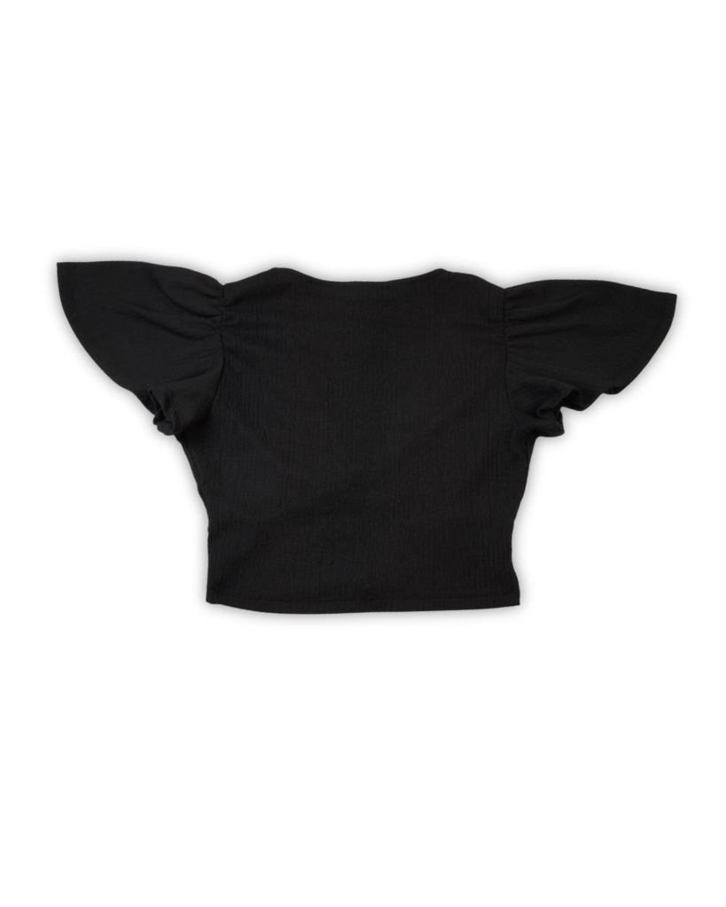 Zwarte vintage top dames