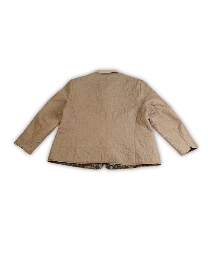 Beige tweedehands jas dames