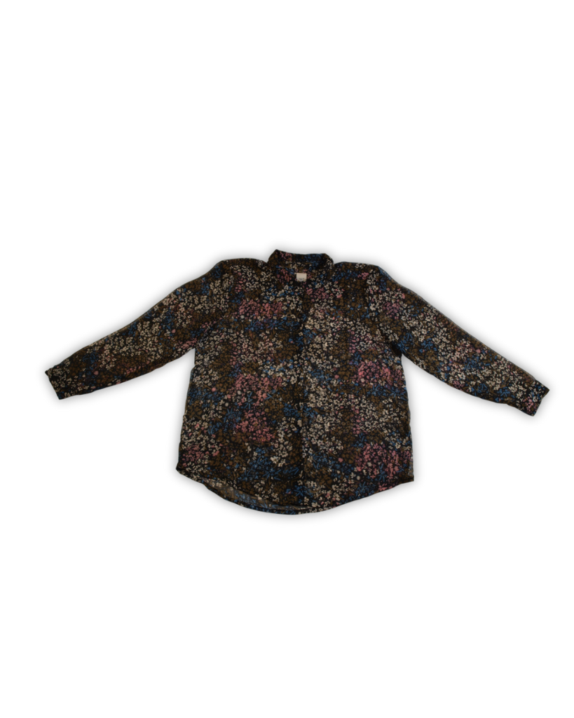 Bijzondere dames blouse bloemprint 