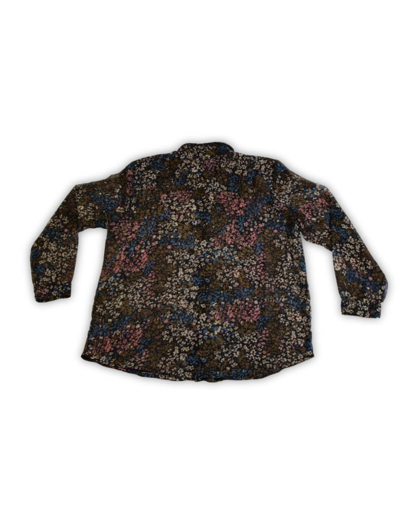 Bijzondere dames blouse bloemprint 