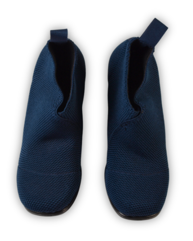 Donkerblauw tweedehands schoenen dames san miguel shoes