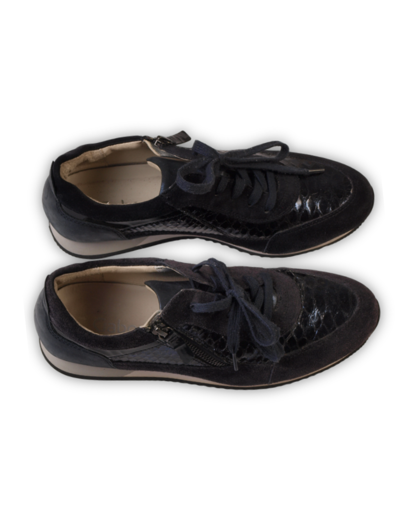 Donkerblauw tweedehands schoenen dames