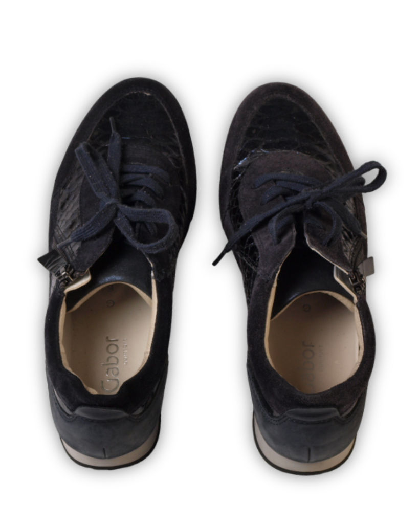 Donkerblauw tweedehands schoenen dames