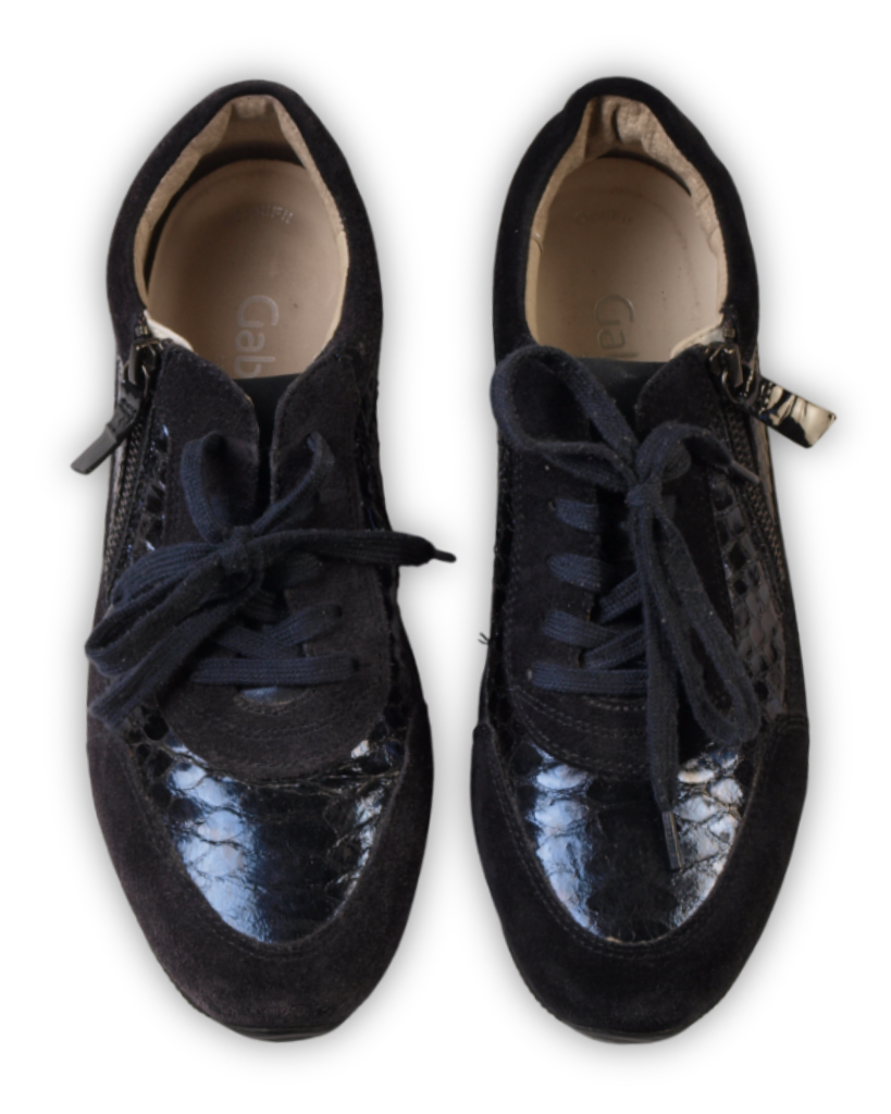 Donkerblauw tweedehands schoenen dames