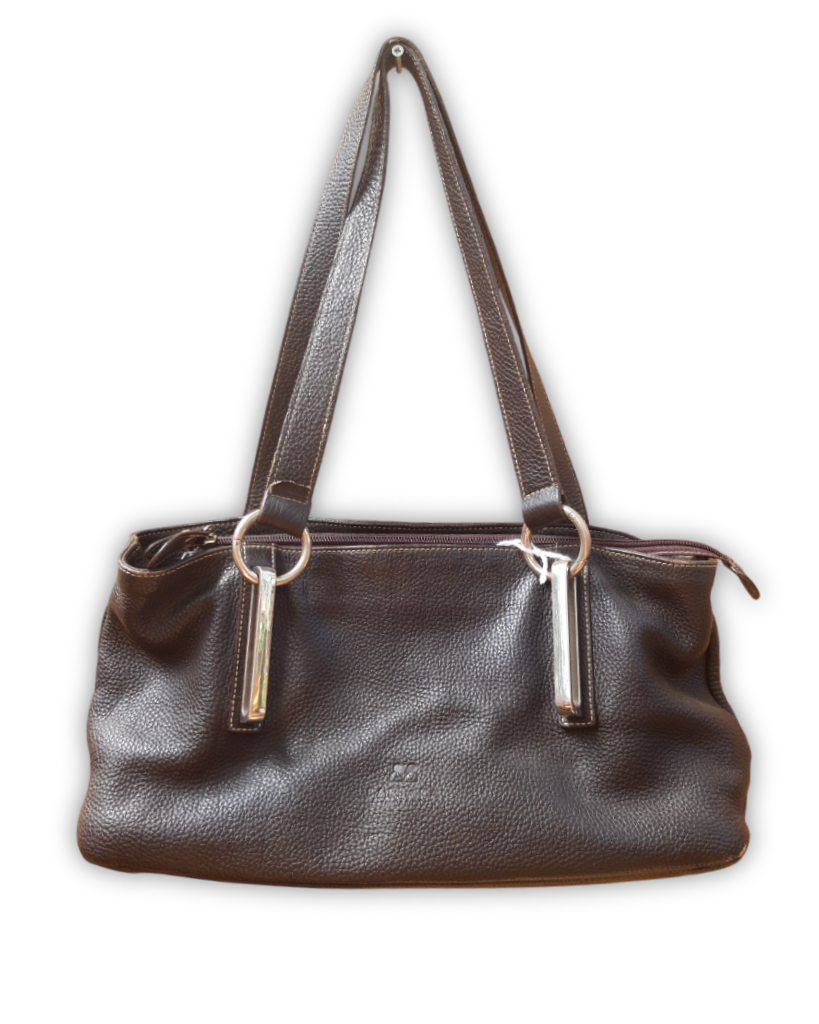 Luxe handtas bruin tweedehands