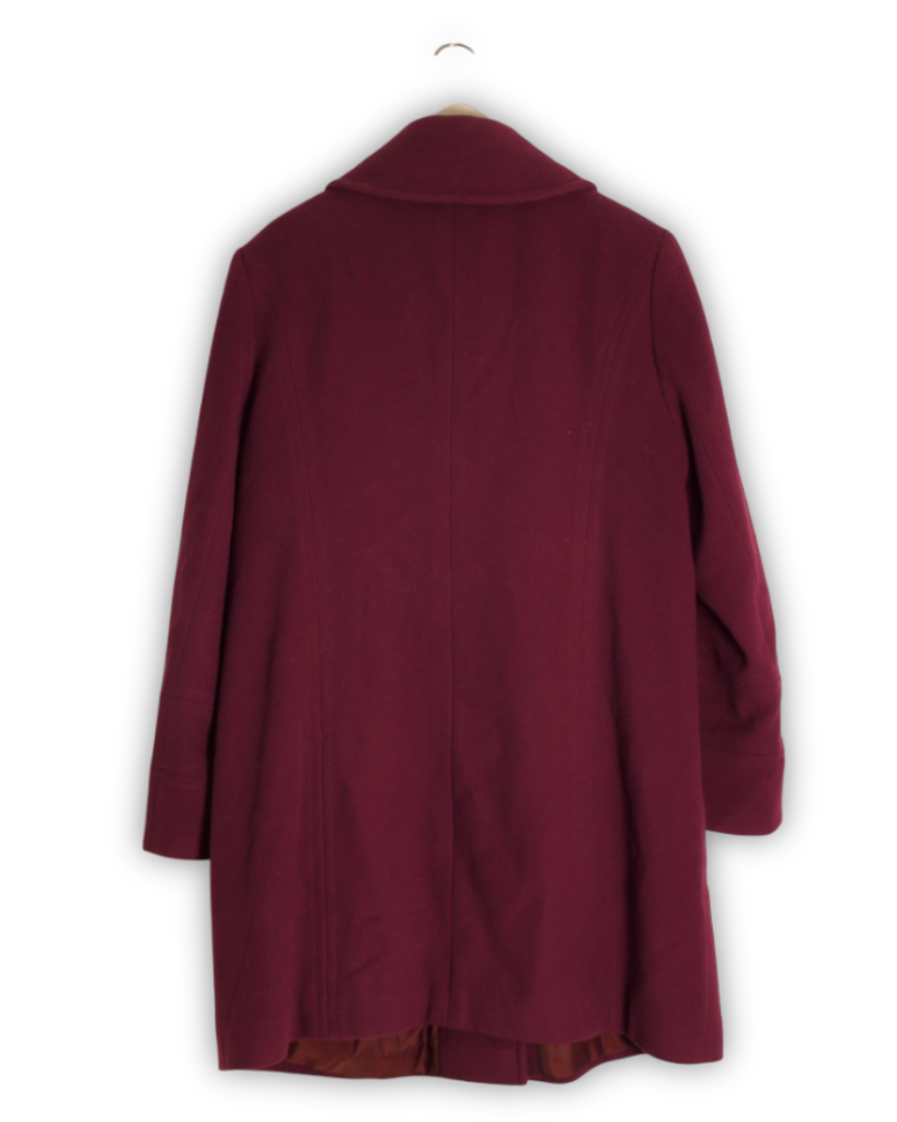 Paarse vintage jas dames