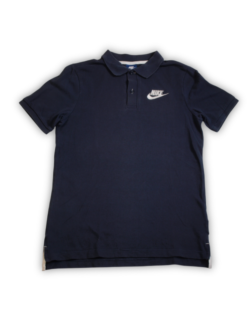 Retro polo shirts donkerblauw