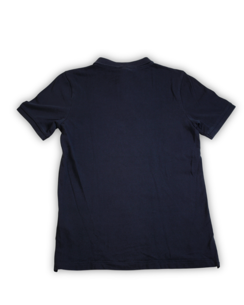 Retro polo shirts donkerblauw