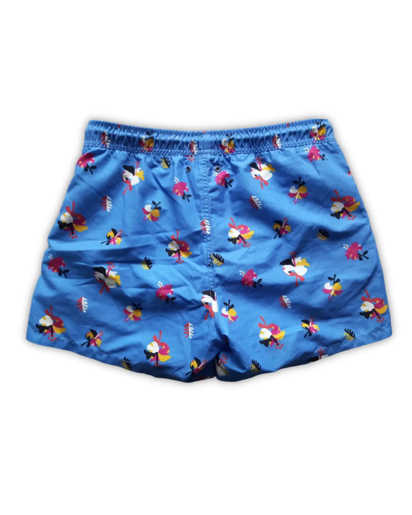 Tweedehands zwembroek blauw print