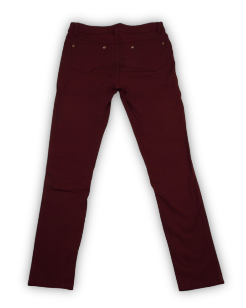 Tweedehands bordeaux broek