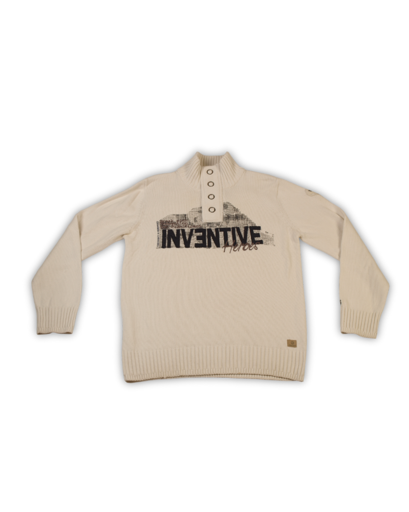 Tweedehands coltrui creme gebreid