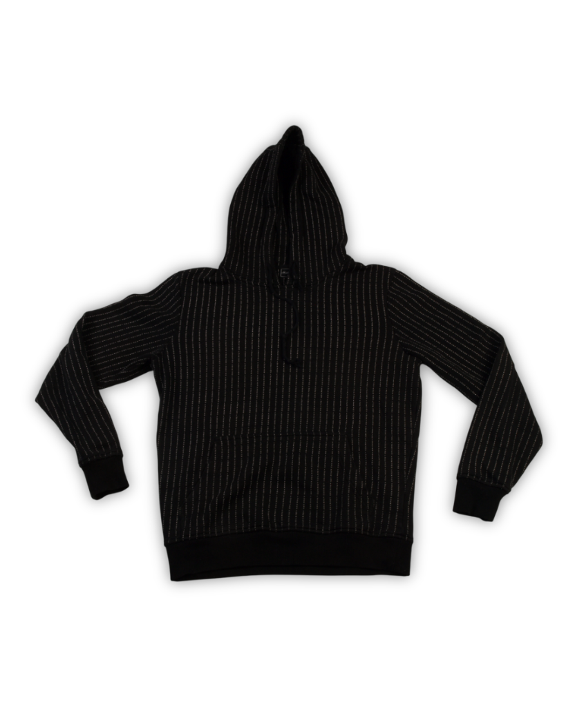 Tweedehands hoodie heren zwart print