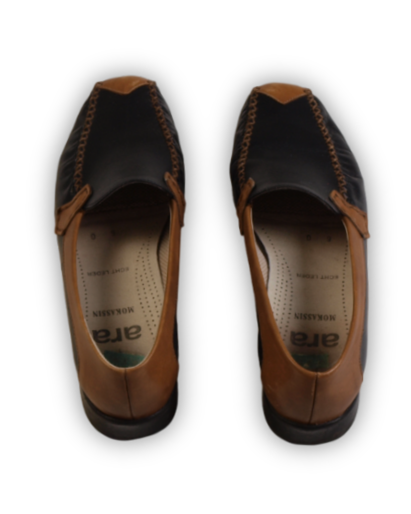 2dehands schoenen dames blauw leer