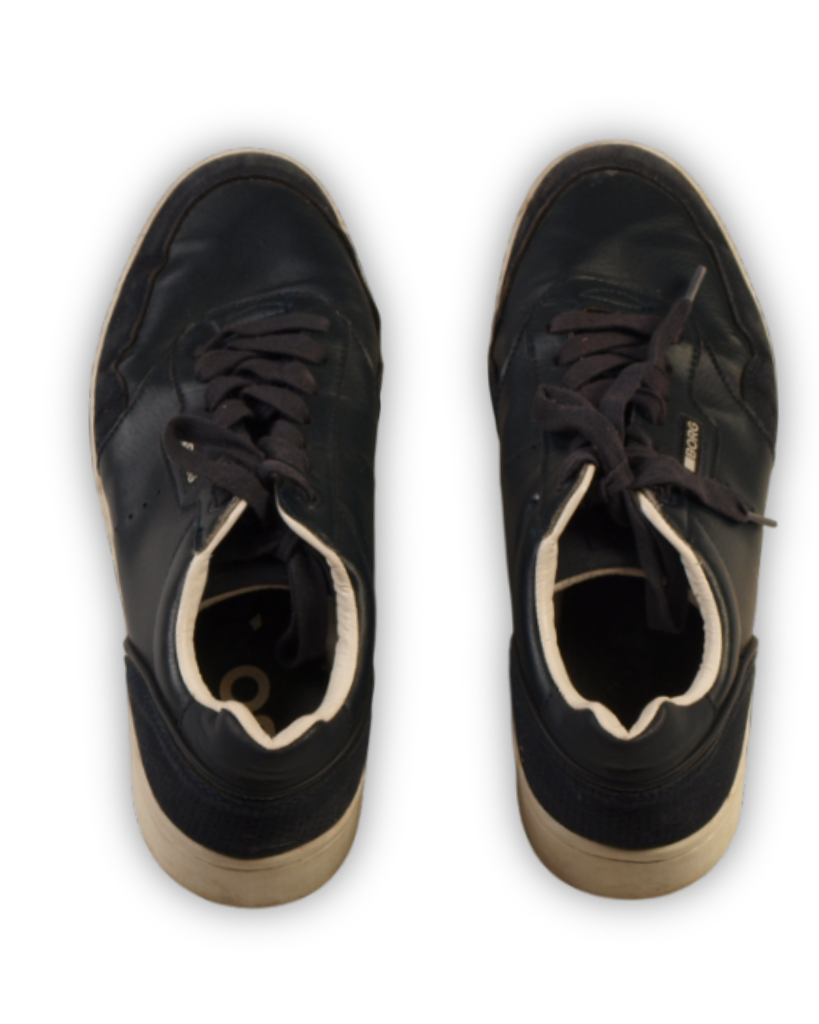 2de hands sneakers heren donkerblauw