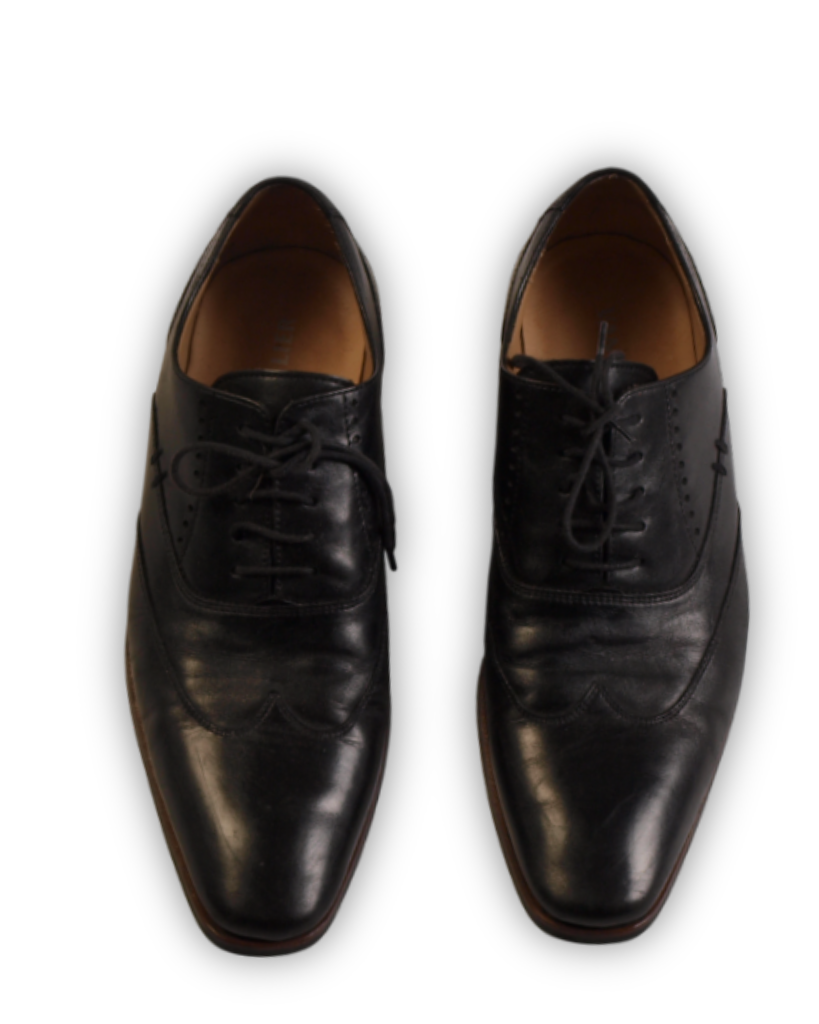 Tweedehands veterschoenen heren zwart