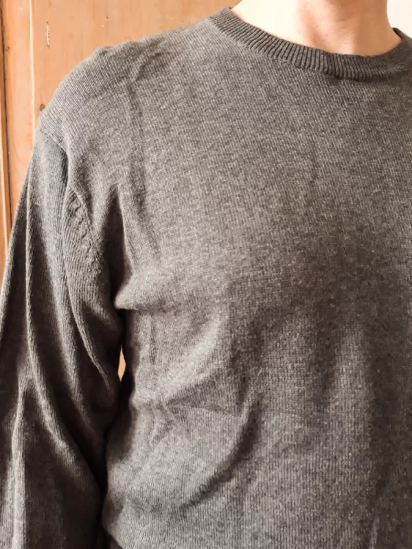 Grijze loose fit sweater