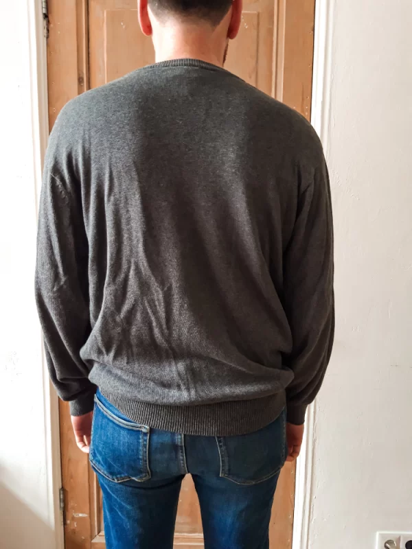 Grijze loose fit sweater